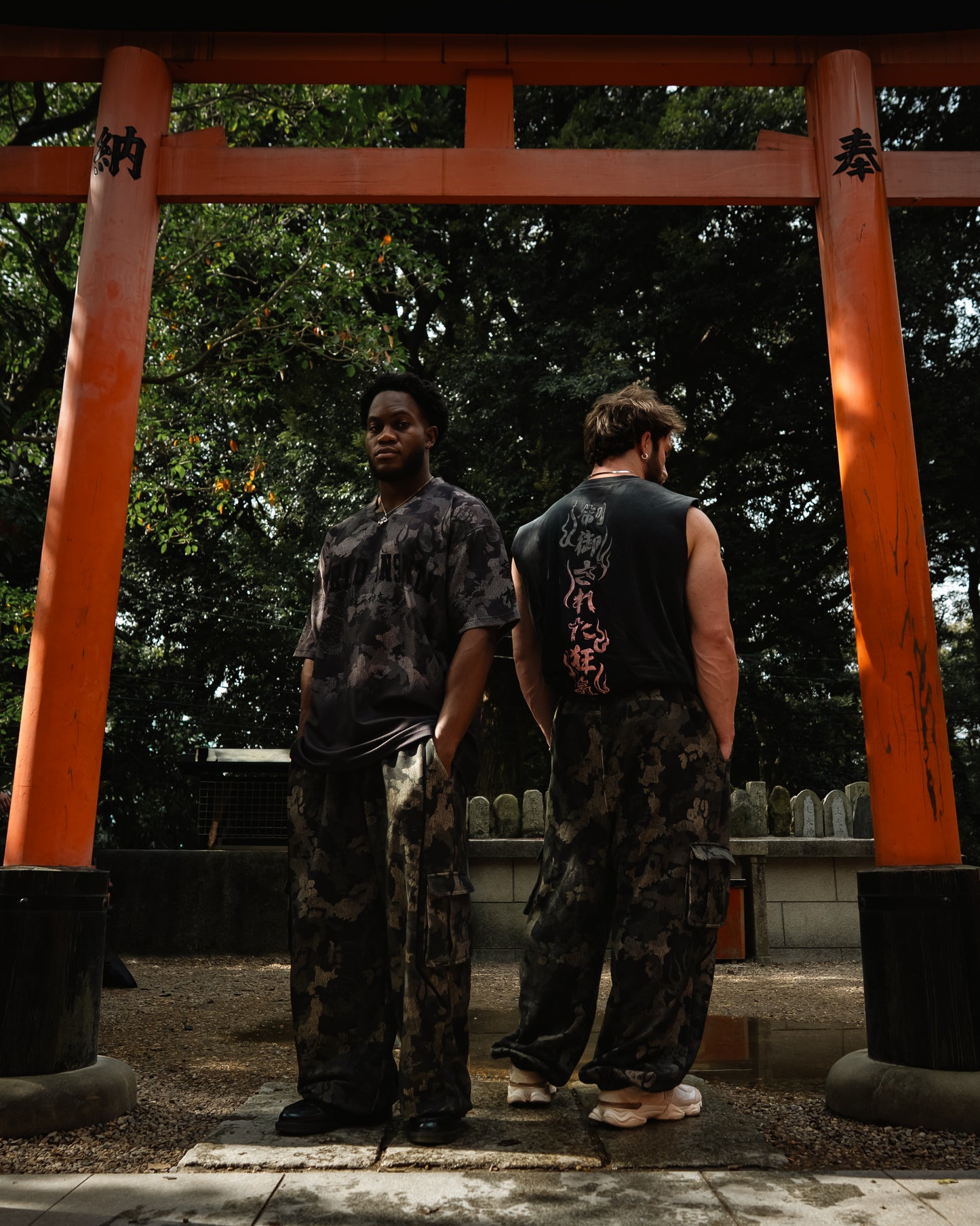 Camo Parachute Pants