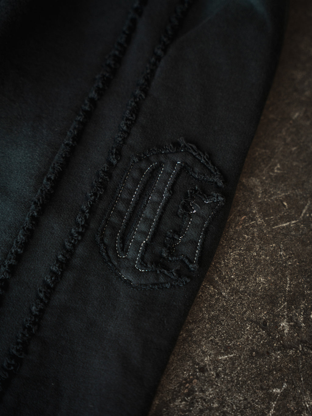 Patchwork Web Wide Leg Sweatpants