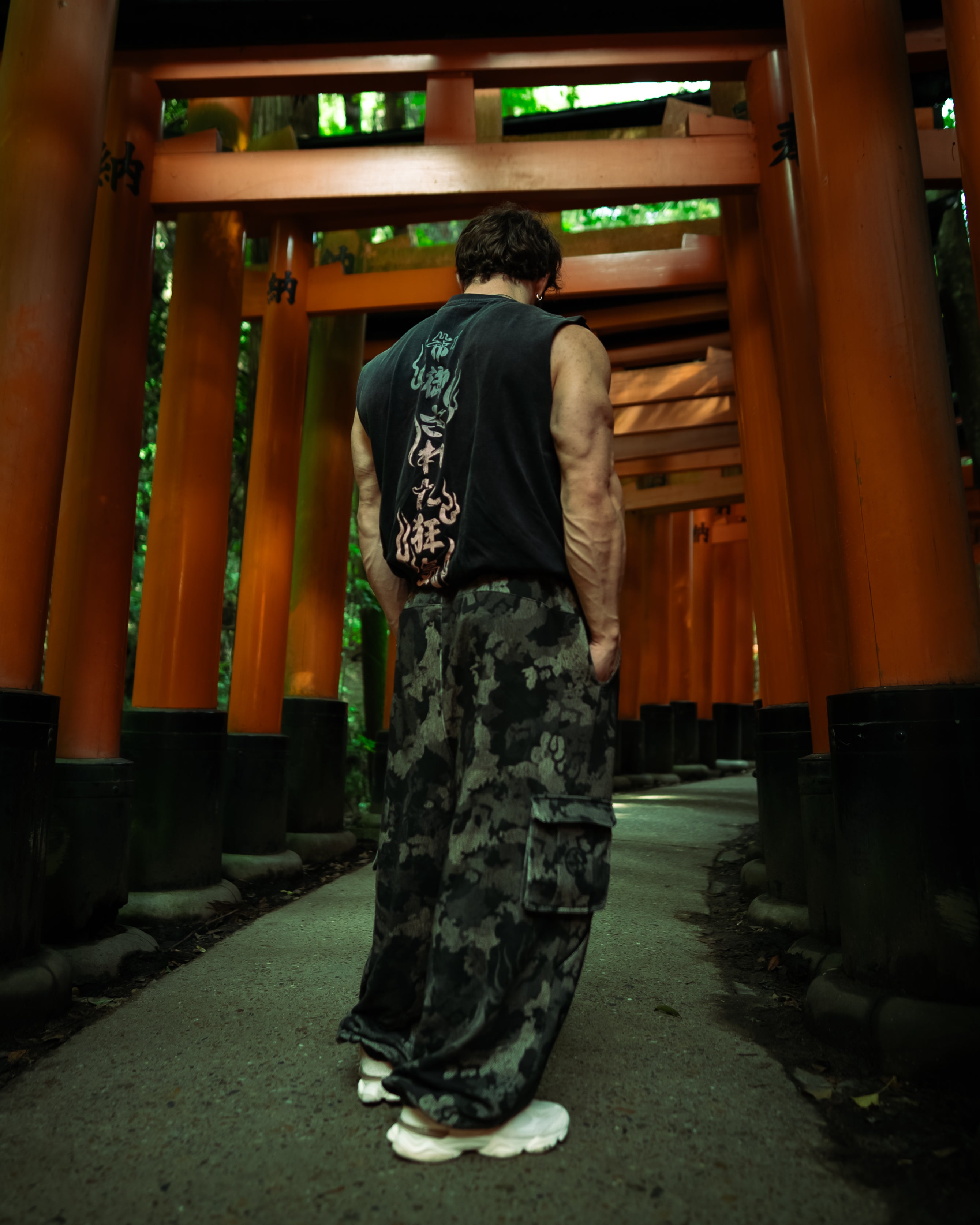 Camo Parachute Pants