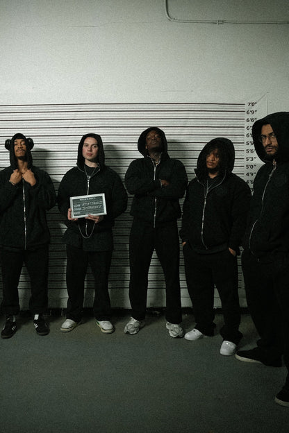 Blackout Shadow Zip Up Hoodie