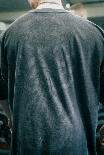 Black Scorpion Acid Wash Tee