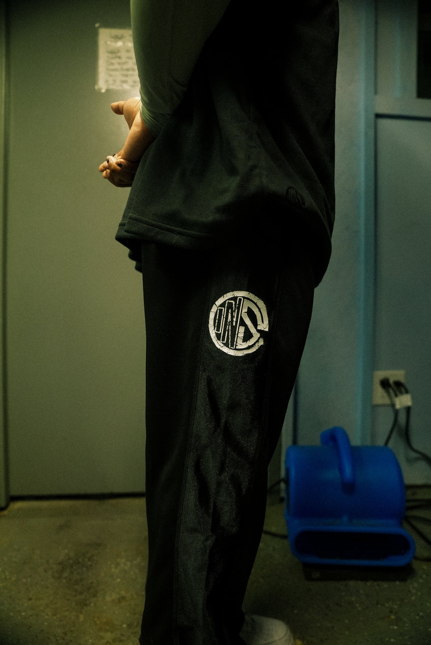 Onyx Black Iron Therapy Mesh Sweatpants