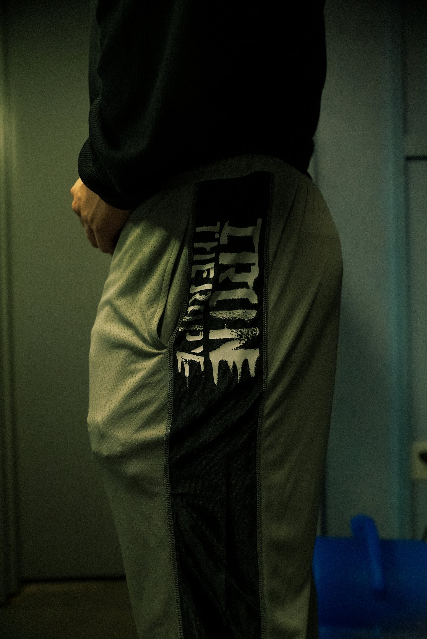 Gray Iron Therapy Mesh Sweatpants
