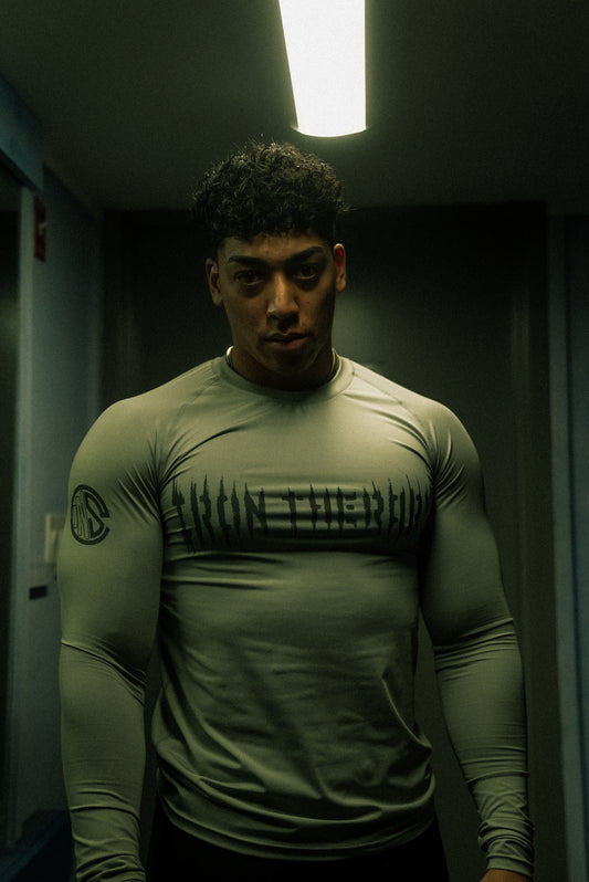 Gray Iron Therapy Gunmetal Grey Long-Sleeve Compression