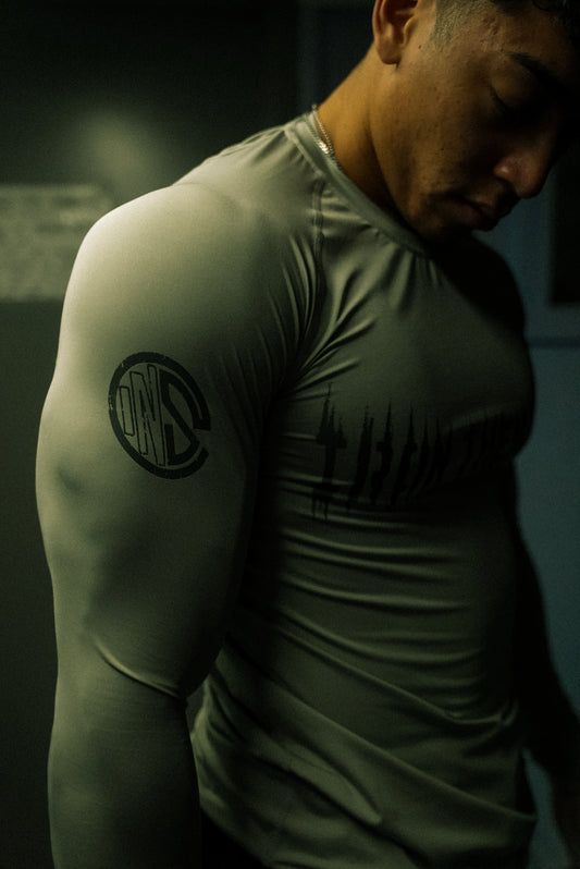 Gray Iron Therapy Gunmetal Grey Long-Sleeve Compression