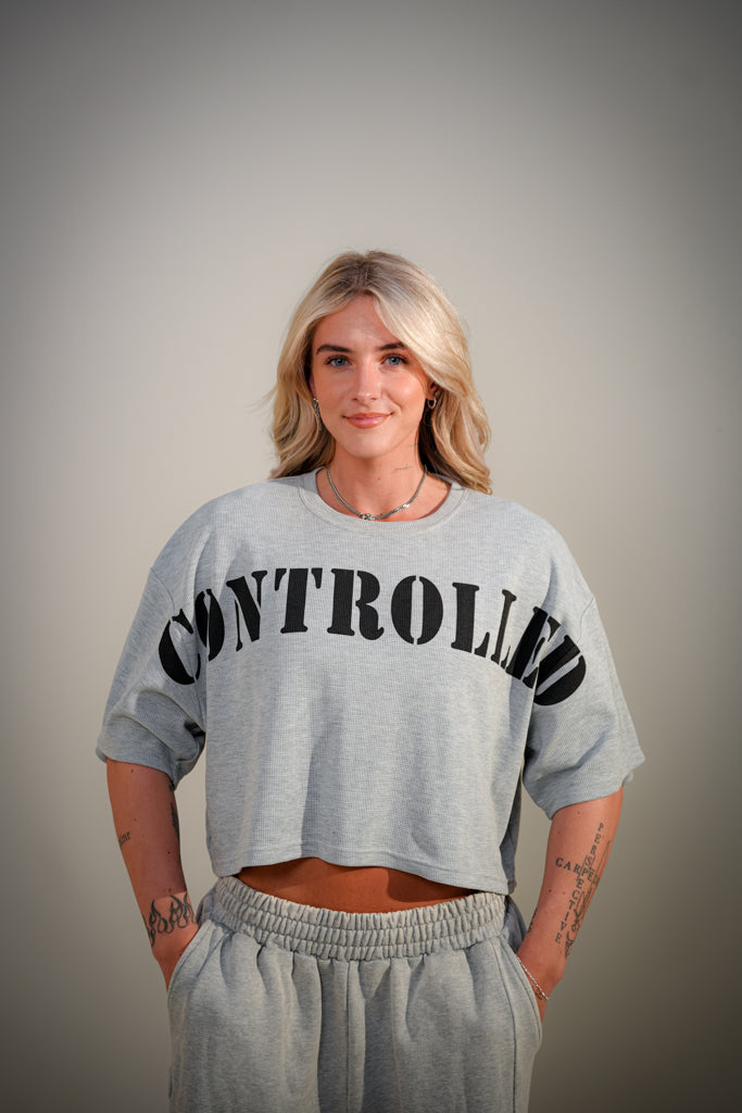Cropped Pump Cover - Cool Grey