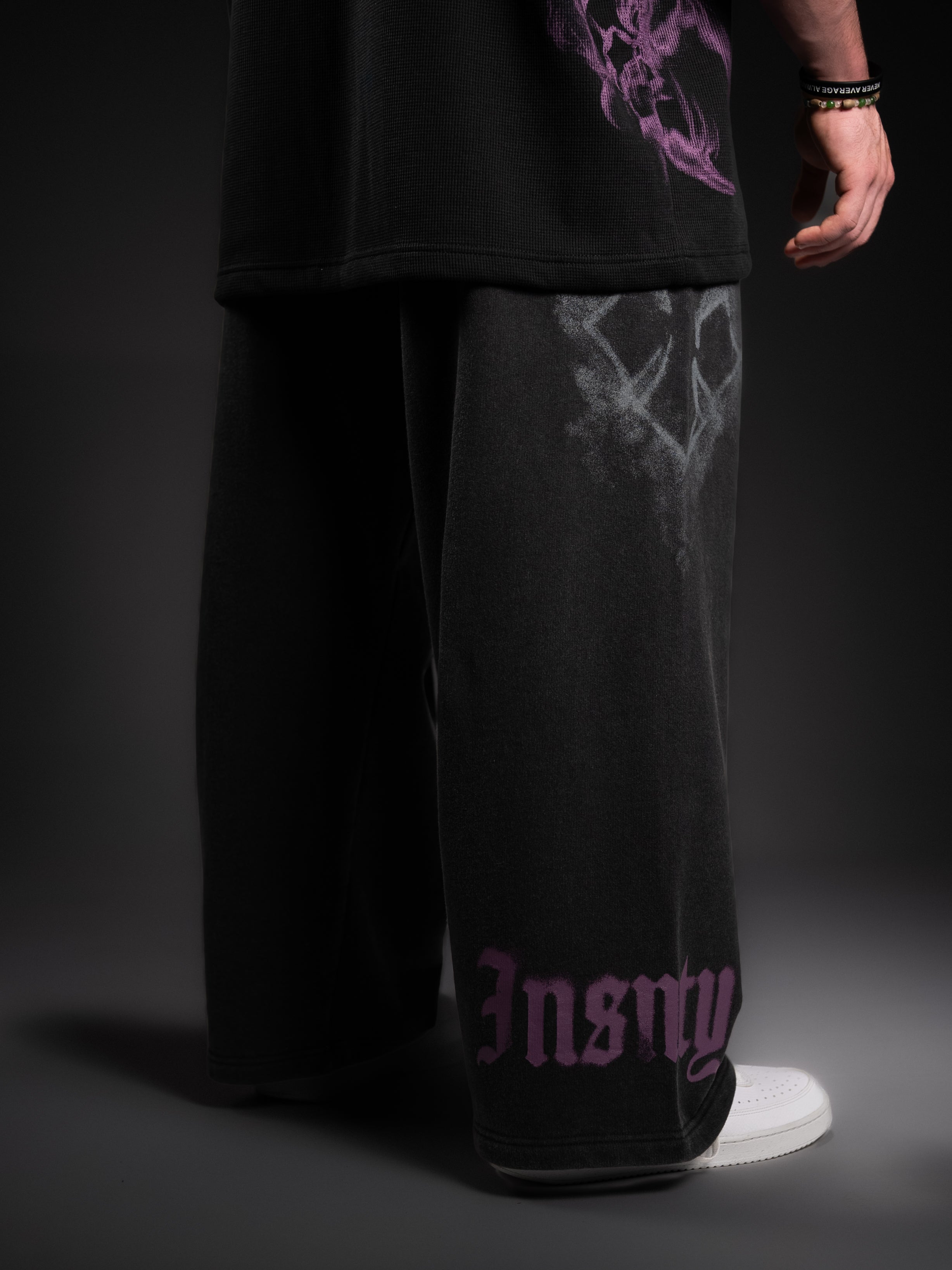 Paranorman Purple Wide Leg Sweats