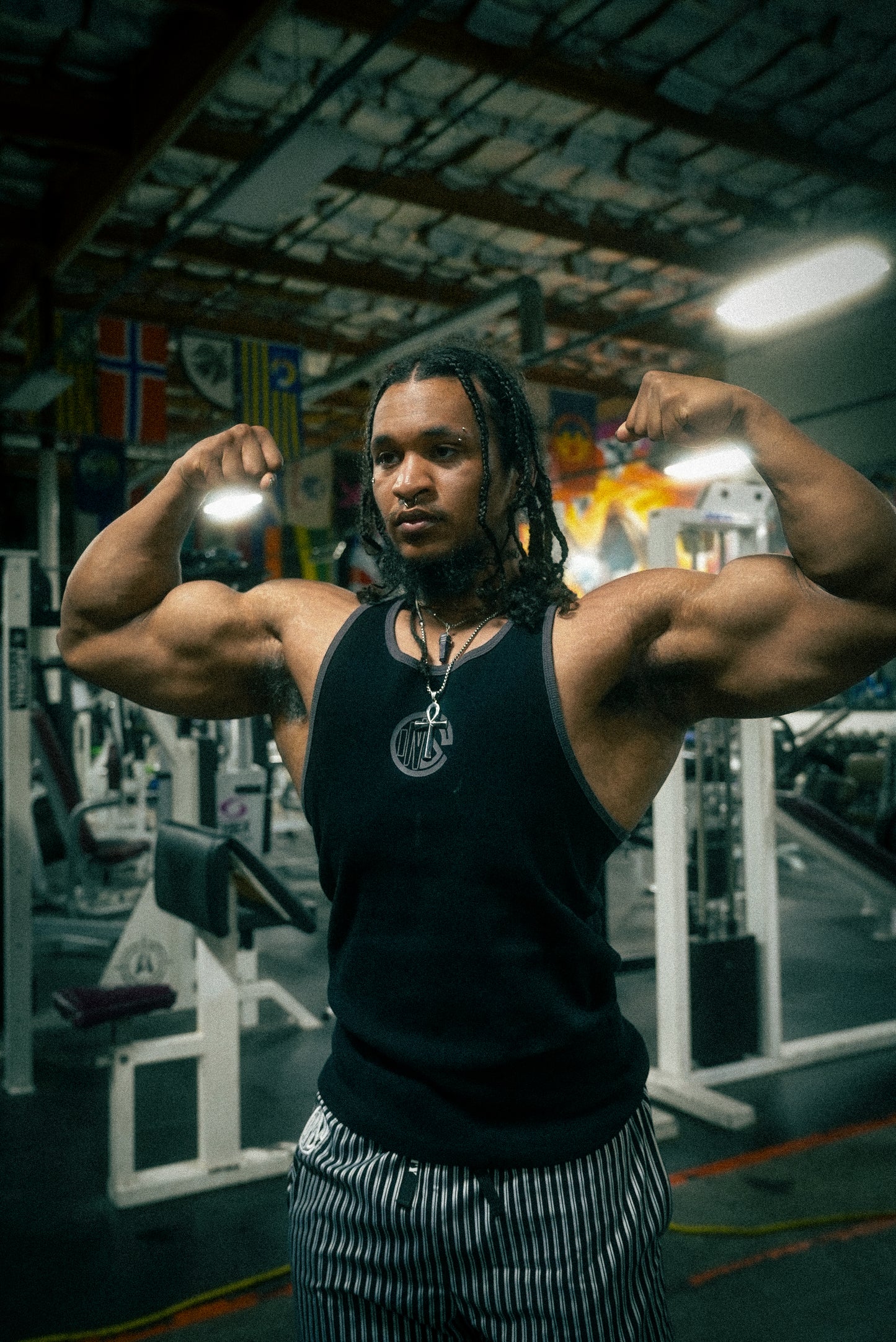 Onyx Black Double-Layered Tank