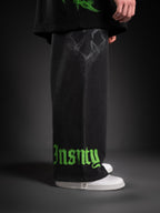 Wide Leg Sweats - Venom Green