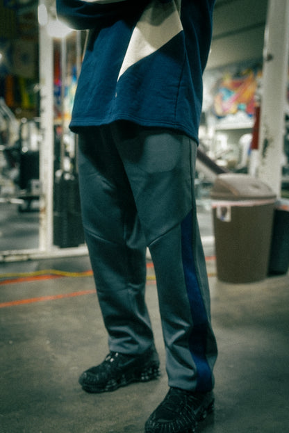 Varsity Blue & Gray Track Pants