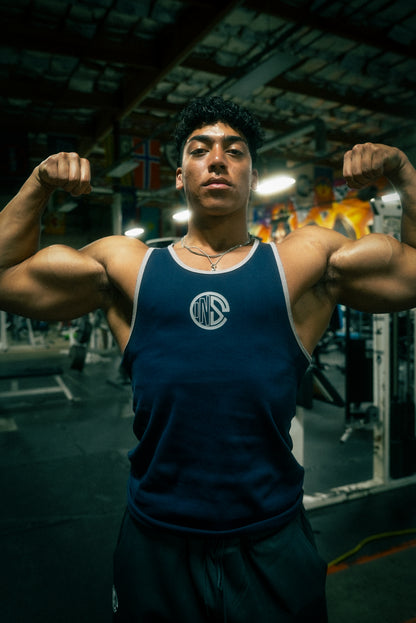 Navy Blue Double-Layered Tank