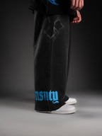 Wide Leg Sweats - Butterfly Blue