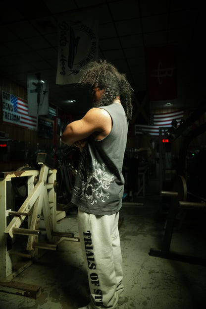 Gunmetal Gray Rising Phoenix Cutoff