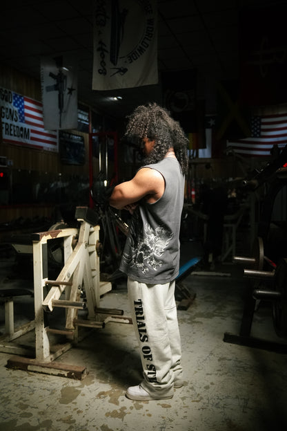 Silver Gray Trials of Steel Sweatpant