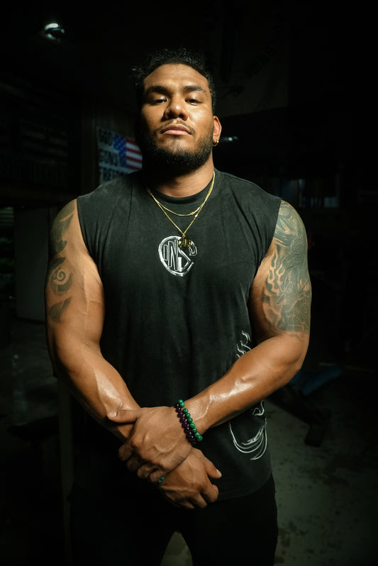 Midnight Black Rising Phoenix Cutoff