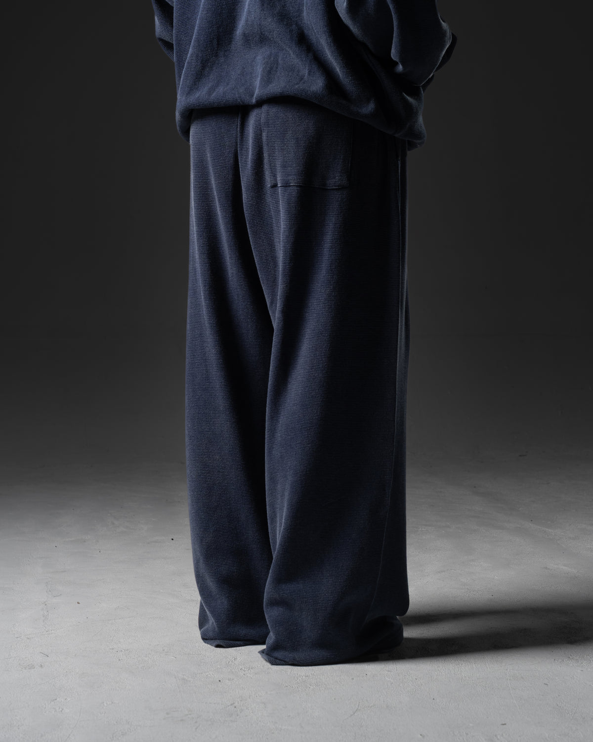 Signature Waffleknit Sweatpants - Navy