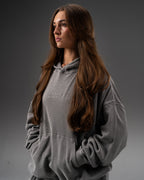 Signature Waffleknit Pullover - Grey