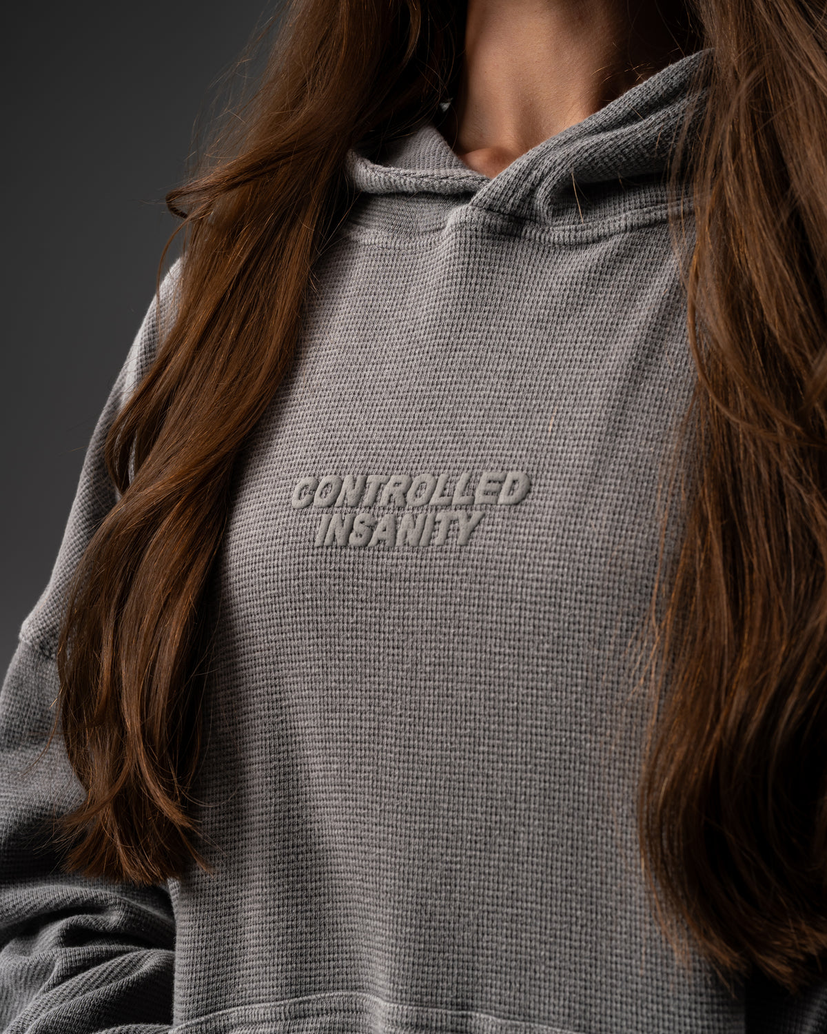 Signature Waffleknit Pullover - Grey