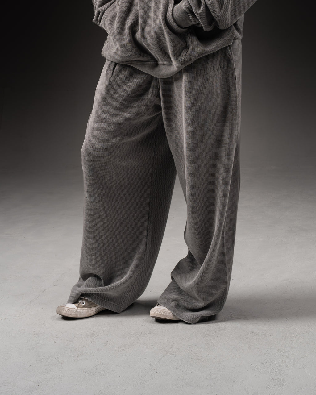 Signature Waffleknit Sweatpants - Grey