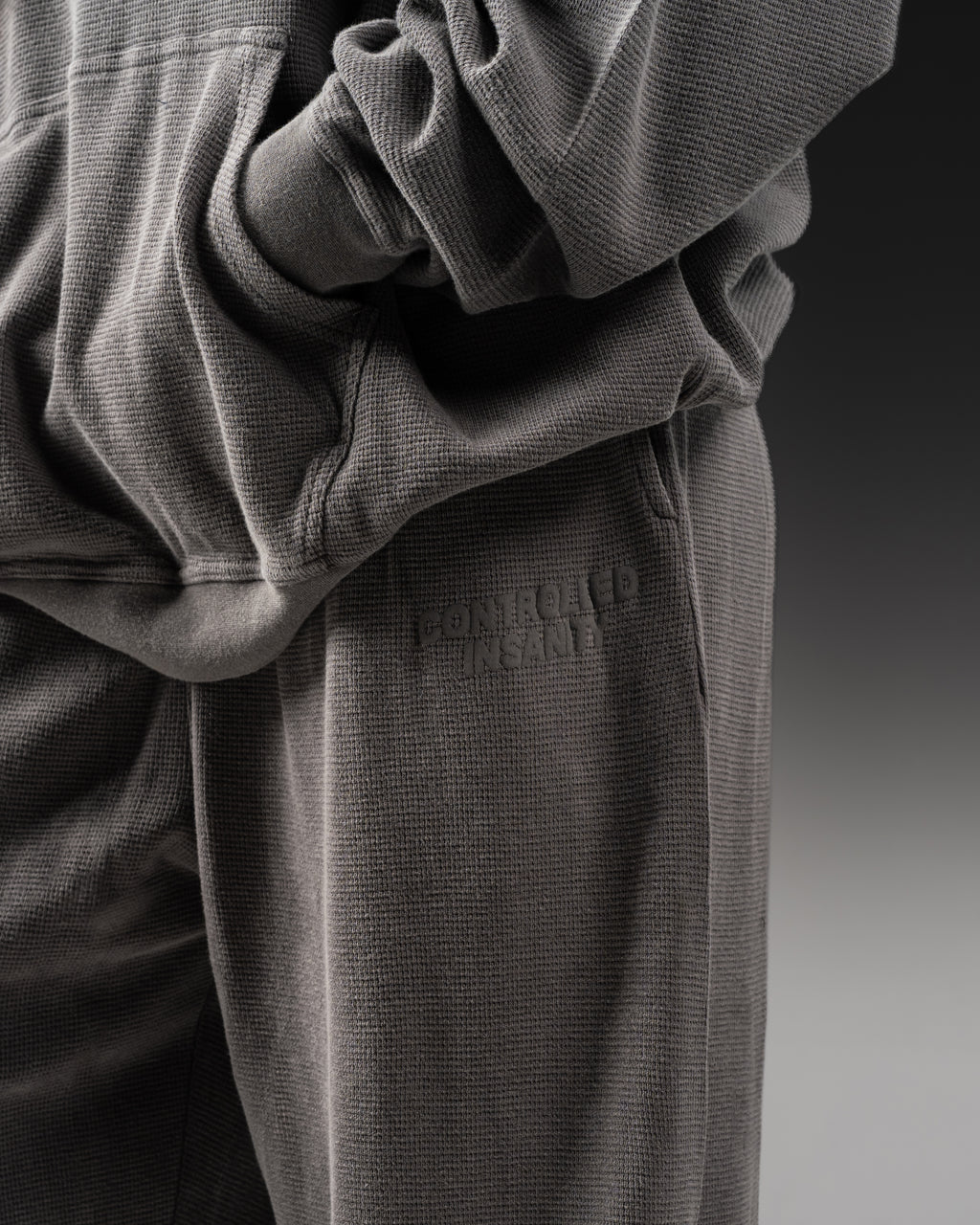 Signature Waffleknit Sweatpants - Grey