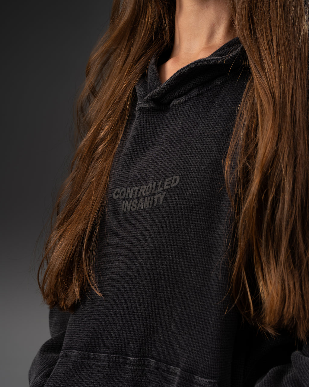 Signature Waffleknit Pullover - Black