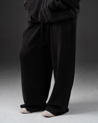 Signature Waffleknit Sweatpants - Black