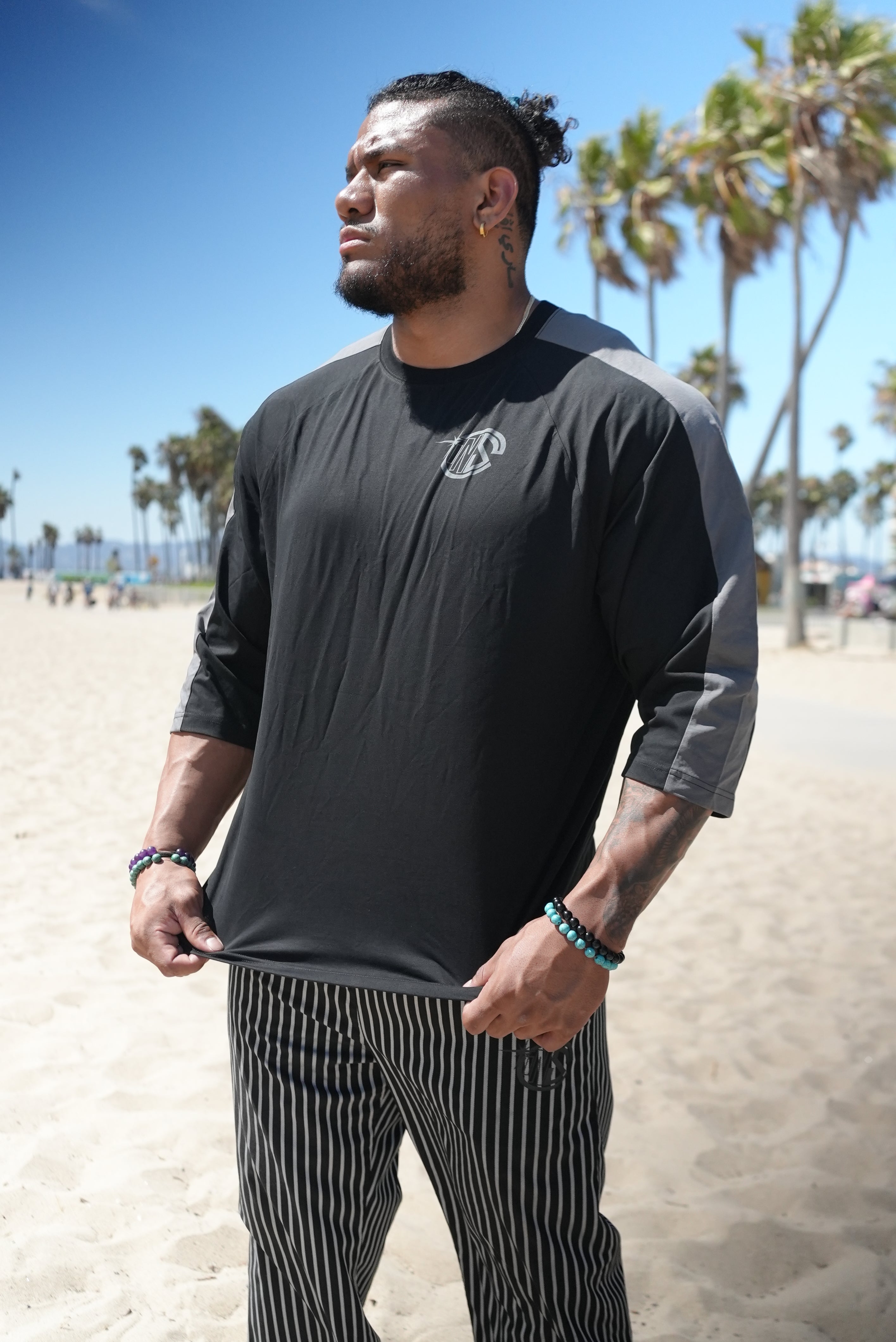 Raglan 3/4 Tee Midnight Dusk