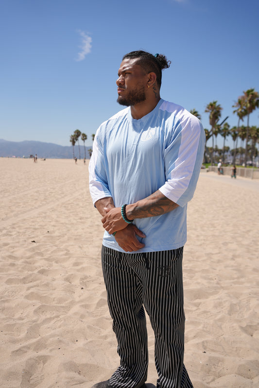 Raglan 3/4 Tee UNC Blue