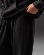 Signature Waffleknit Sweatpants - Black