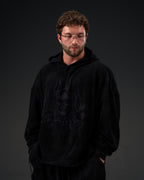 Reaper Waffleknit Pullover - Black W/ Purple