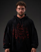 Reaper Waffleknit Pullover - Black W/ Red