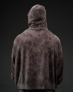 Reaper Waffleknit Pullover - Grey W/ Beige