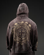 Tombstone Waffleknit Pullover - Grey W/ Beige