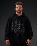 Reaper Waffleknit Pullover - Black W/ Grey