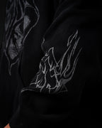 Reaper Waffleknit Pullover - Black W/ Grey