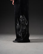 Reaper Waffleknit Sweatpants - Black W/ Grey
