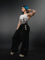 Wide Leg Sweats - Black