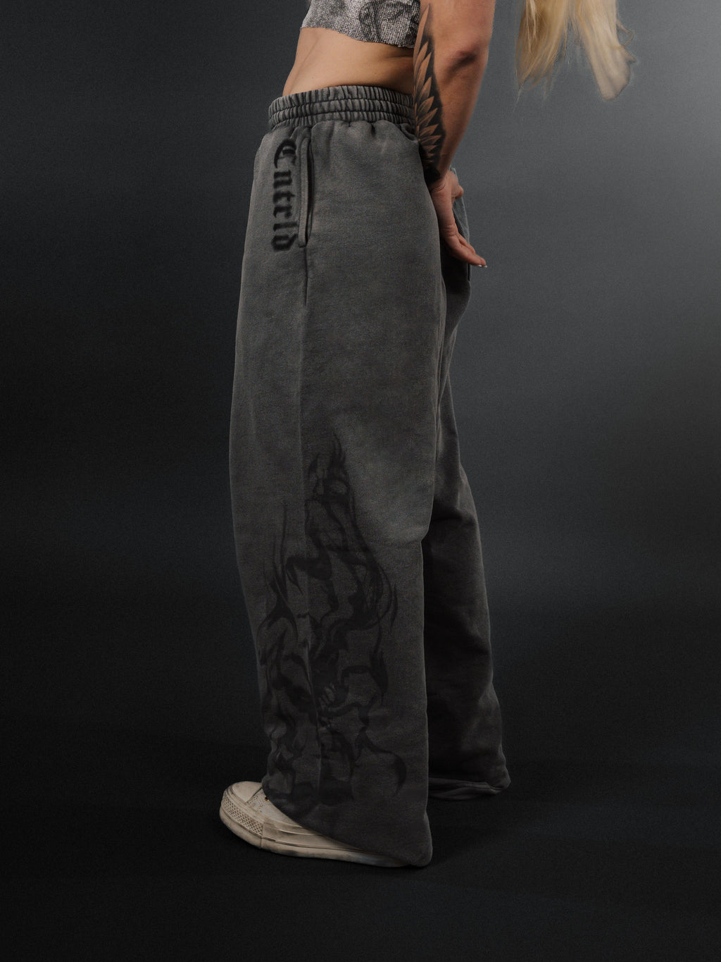 Wide Leg Sweats - Dusk
