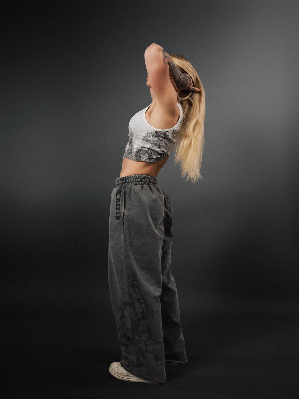 Wide Leg Sweats - Dusk