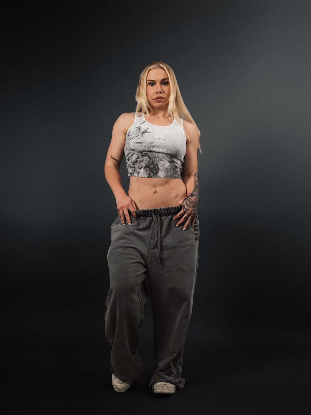 Wide Leg Sweats - Dusk