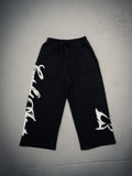 Butterfly Wide Leg Sweats - Midnight