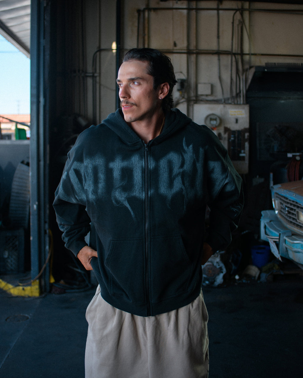 Ghost Zip Up - Dusk