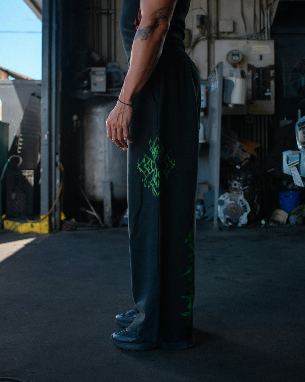 Ghost Sweatpants - Toxic Green