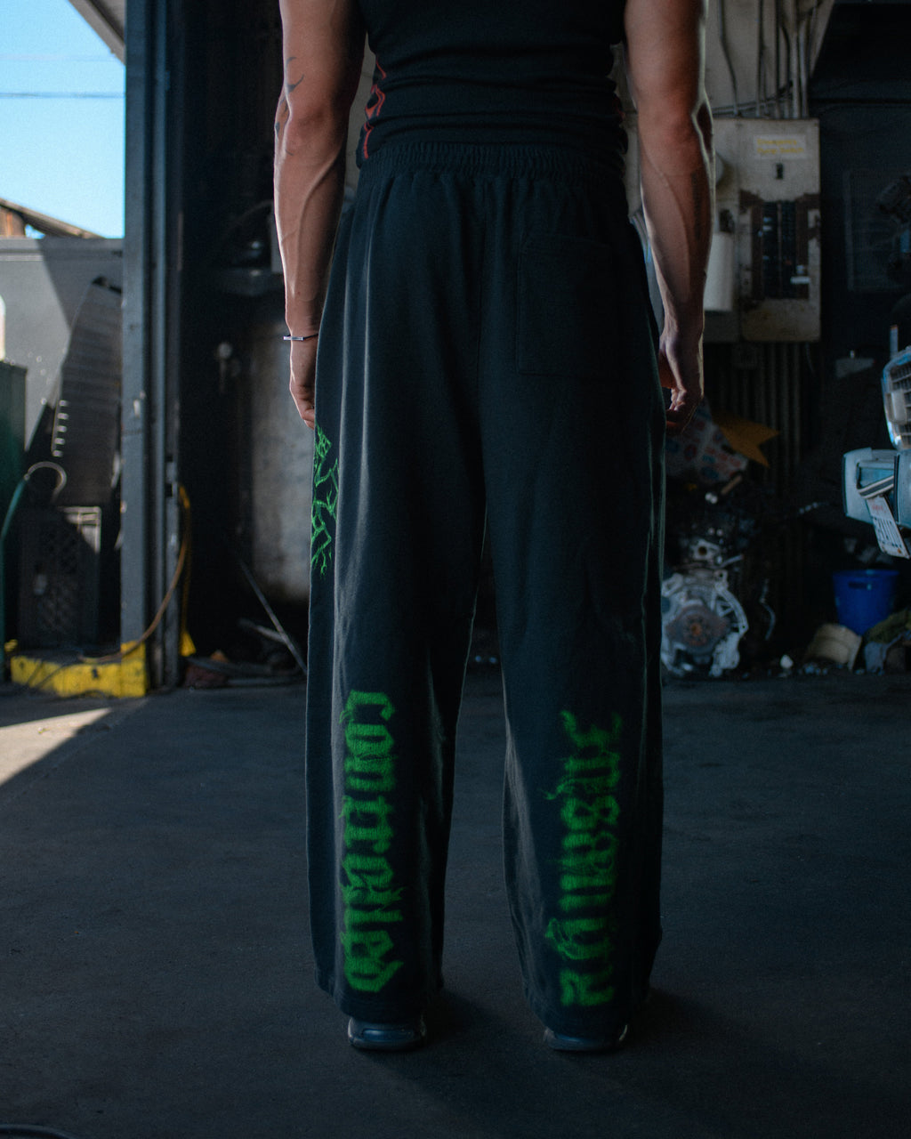 Ghost Sweatpants - Toxic Green