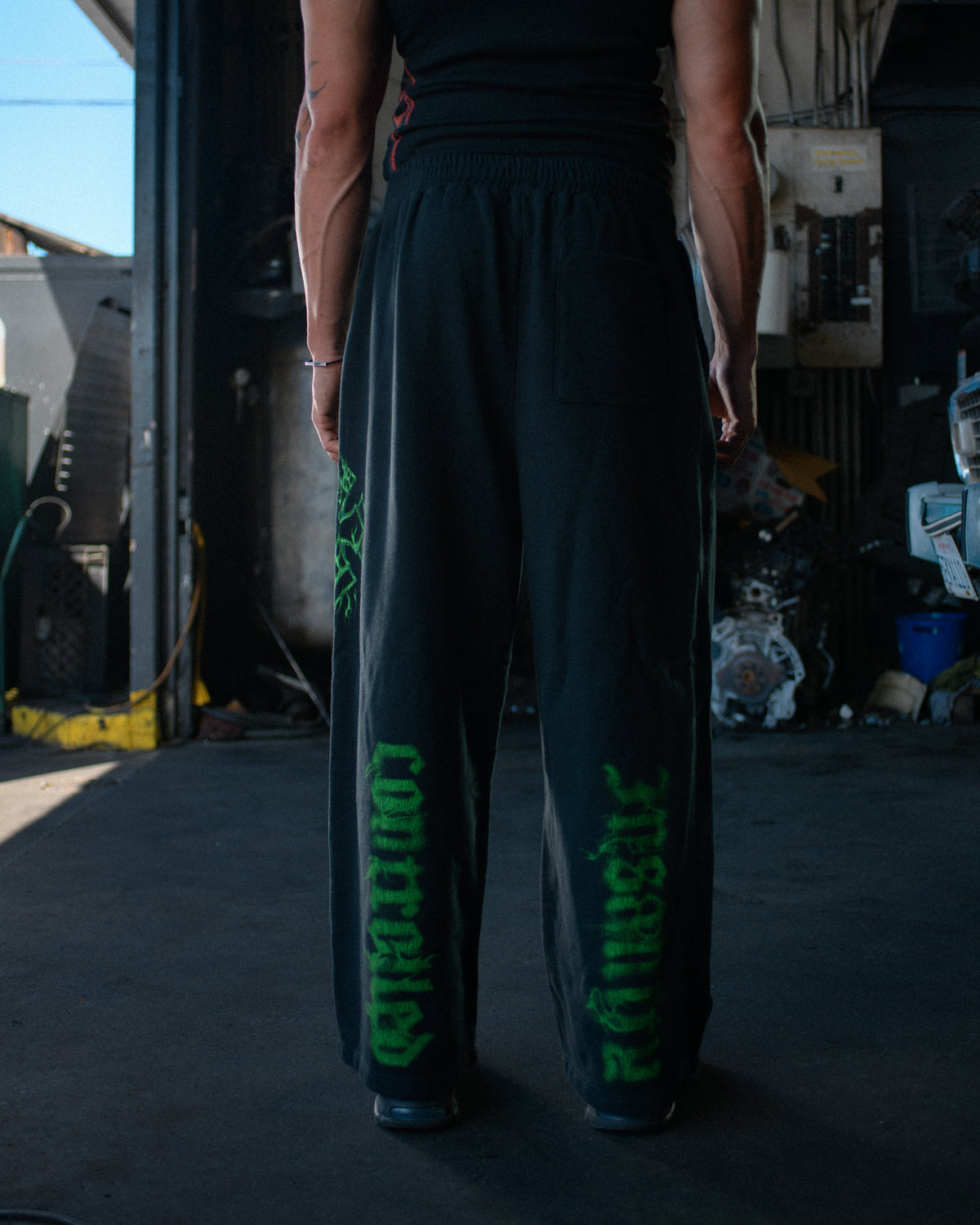 Ghost Sweatpants - Toxic Green