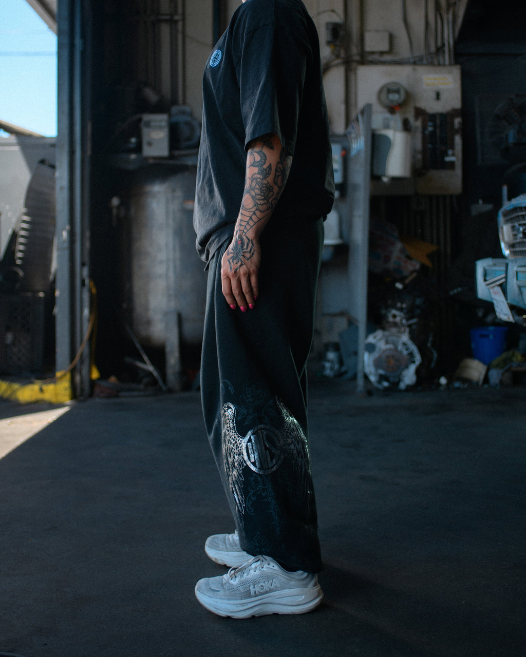 Wing Sweatpants - Silver
