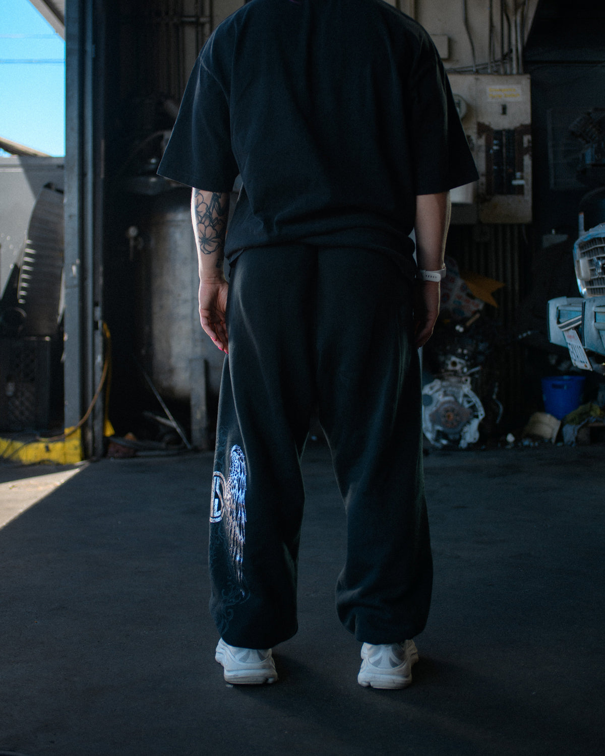 Wing Sweatpants - Silver