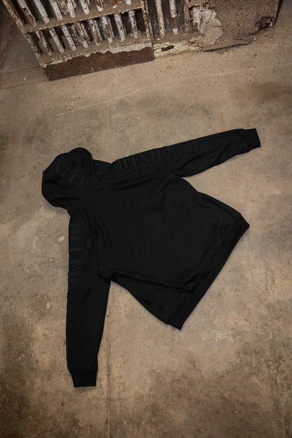 Blackout Shadow Zip Up Hoodie