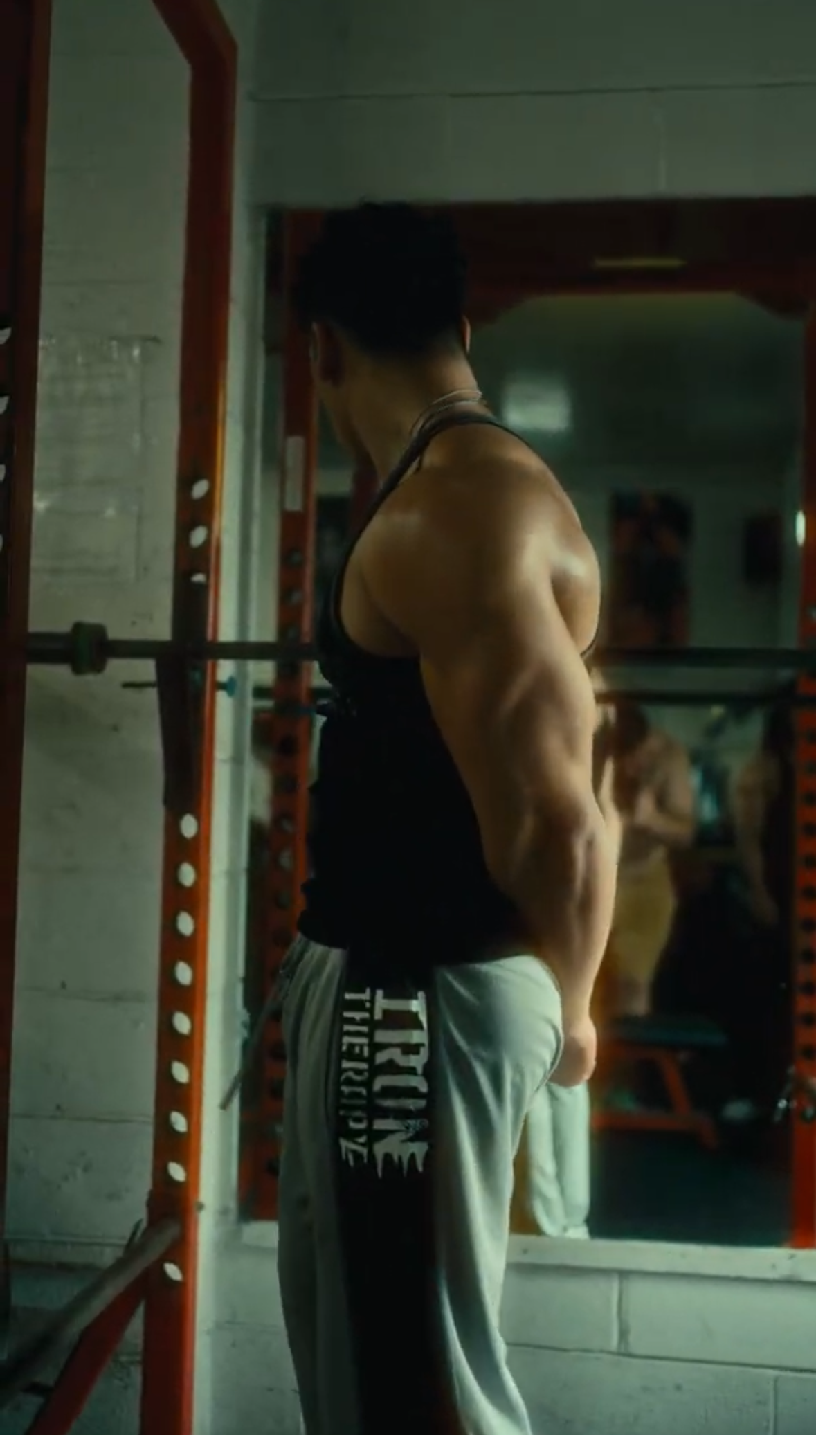 Gray Iron Therapy Mesh Sweatpants