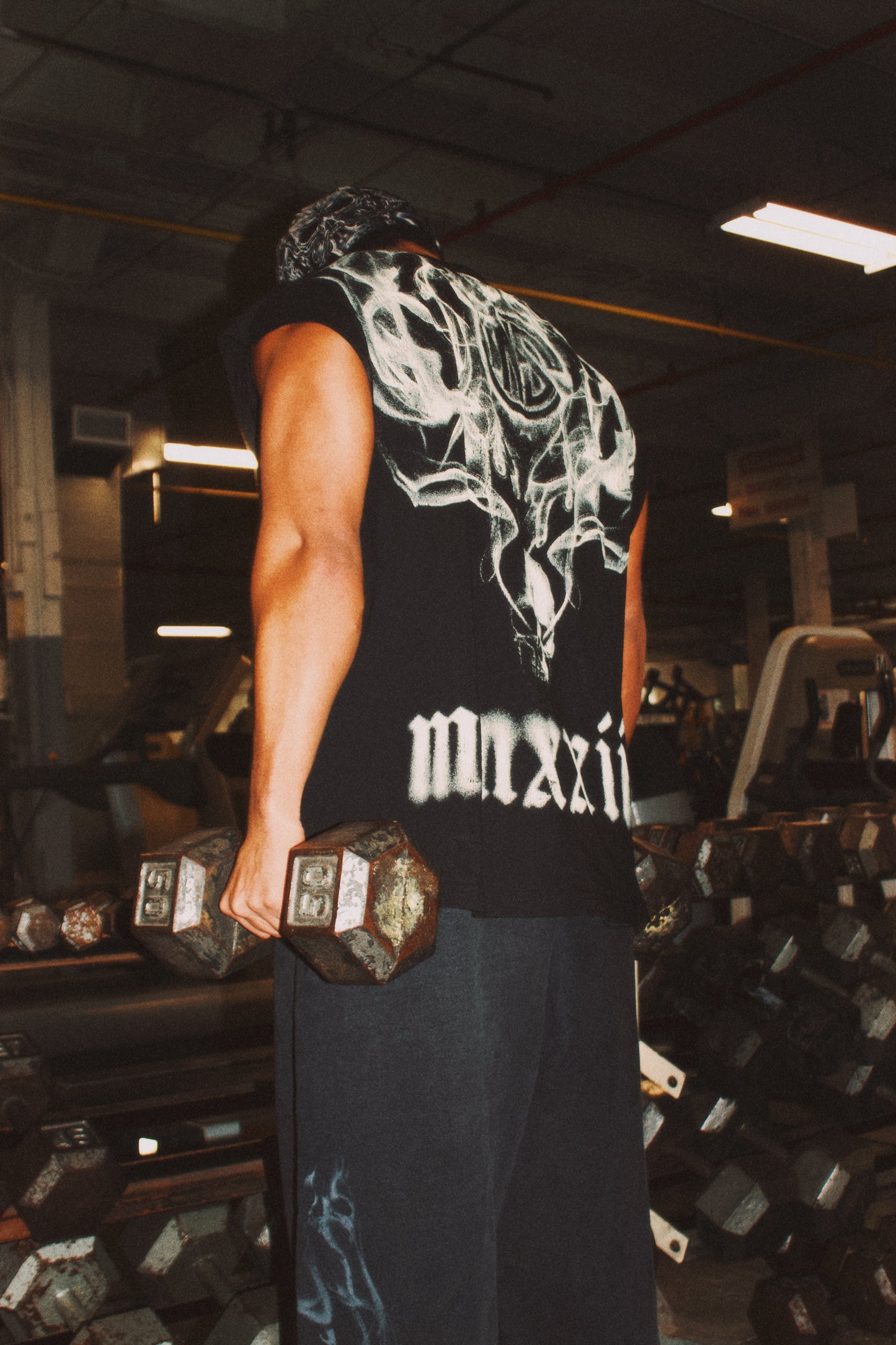 Faded Cutoff Off White
